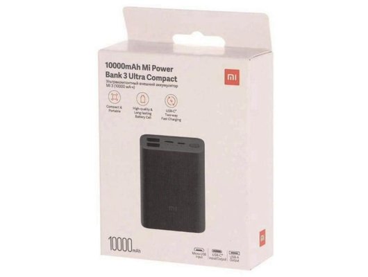 Внешний аккумулятор Xiaomi Mi Power Bank 3 Ultra compact 10000mAh PB1022ZM (BHR4412GL)